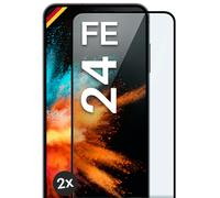 2 x film blindé pour Samsung Galaxy S24 FE verre véritable Full Screen...
