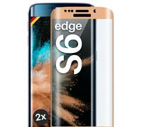 2 x film blindé pour Samsung Galaxy S6 Edge verre véritable Full Screen...