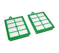 2 x Filtre HEPA Filtre à poussière échange Allergie Filtre de rechange Filtre hygiénique micro filtre Fein Filtre à poussière filtre à air remplace Philips FC803801, AEG afs1 W, Electrolux EFH 12,