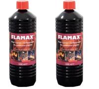 2 X Flamax Allume-Feu, Liquide Extérieur 1000ml