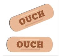 2 X Funny Stickers Medical Wound Patch Plaster Plaster Sheet Scar Car Truck Window Door Auto Motorcycle Helmet Bike Tuning B 176