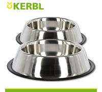 2 X Gamelle pour Chien Gamelle Bol Animaux Cuisine Du BAR Inox À 700 ML