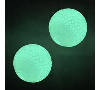 2 x Glow in the Dark Dog Balls