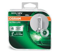 2 x H11 Osram ULTRA LIFE 12V 64211ULT-HCB PGJ19-2 PHARE AMPOULE DuoBox