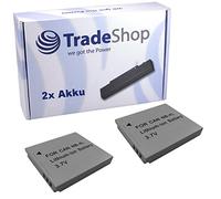 2 x Haute Performance Caméra Batterie Li-ion pour Canon Digital IXUS 115HS 117hs 120IS 130 220HS 230HS de 115 HS 117 de HS de 120 IS 130 220 HS 230 HS I Zoom sans fil PowerShot SD500 SD 500 remplace NB-4L NB4L NB-4LH