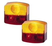 2 x HELLA original lumière Disque de feu arrière 9EL 118 614-011