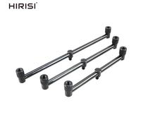 2 x Hirisi Mini barres de buzz noires courtes 20 cm 25 cm 30 cm équipement de pêche grossière pour carpe pour 2 cannes 2x30cm