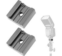 2 x Hot Shoe Adapter for Camera with Screw for 1/4" 20 Tripod Cold Shoe