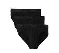 2(X) IST Essential Lot de 3 Slips Invisibles en Coton pour Homme, Nouveau Logo Noir, M
