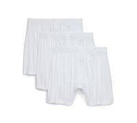 2(X) IST Lot de 3 Boxers en Coton Pima - Blanc - Medium
