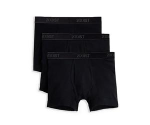 2(X) IST Lot de 3 Boxers en Coton pour Homme - Noir - Medium