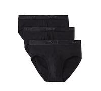 2(X)IST Lot de 3 Culottes en Coton pour Homme, Noir Profond, S