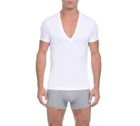 2(X) IST Pima Cotton Slim Fit Deep V Neck T-Shirt sous-vêtement Blanc Taille M