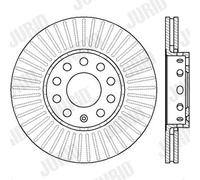 2 x JURID 561548JC Disque de frein pour AUDI,SEAT,SKODA,VW