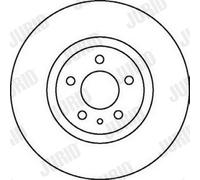 JURID 562061JC Disque de frein