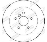 2 x JURID 562111JC Disque de frein pour LAND ROVER