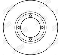 2 x JURID 562138JC Disque de frein pour CHEVROLET,CHEVROLET (SGMW),DAEWOO,FSO