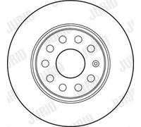 JURID 562237JC Disque de frein