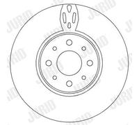 JURID 562295JC Disque de frein