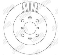 2 x JURID 562308JC Disque de frein pour OPEL,SUBARU,SUZUKI,VAUXHALL