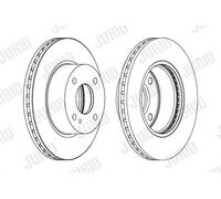 2 x JURID 562539JC Disque de frein pour FORD,FORD AUSTRALIA