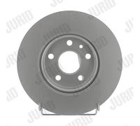 2 x JURID 562642JC Disque de frein pour CHEVROLET,OPEL,VAUXHALL