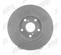 2 x JURID 562659JC Disque de frein pour TOYOTA