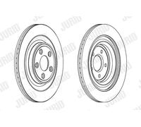 2 x JURID 563027JC Disque de frein pour DAIMLER,JAGUAR