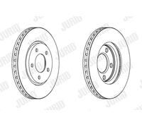 2 x JURID 563030JC Disque de frein pour CHRYSLER,DODGE