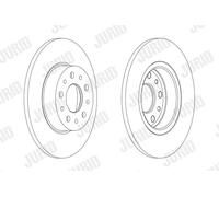 JURID 563064JC Disque de frein
