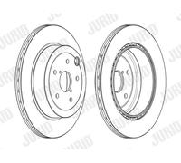 2 x JURID 563108JC Disque de frein pour SUBARU