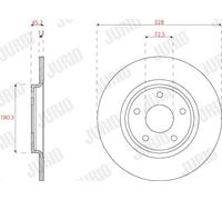 JURID 563315JC Disque de frein