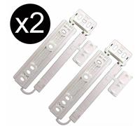 Paxanpax PRF062 Kit de fixation universel pour porte coulissante en plastique pour réfrigérateur congélateur