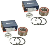 2 x Knott - Kit de roulement de roue - 47306V - Roulements Ø72 / Ø39 x 37 mm