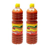 2 x la Botanera Clasica Hot Sauce made in Mexico 1lt each Bottle by La Botanera