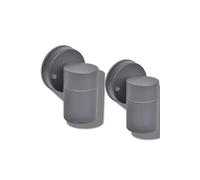 2x Applique Murale Extérieur Acier Inoxydable Vers le Bas Lampe Jardin vidaXL