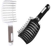 2 X Large Detangling Hair Brushes,Ideal For Wet Or Dry Hair,For Women,Men And Children,No More Tangles,Hair Brush For Long Thick And Naturally Curly Hair