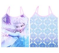 2 x Le débardeur Bleu LA Reine des NEIGES (Frozen) 7-8 Ans