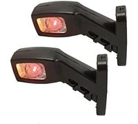 2 x LED Feux Gabarit Position Feu Lateral Rouge Blanc Jaune 12v 24v Remolque Camion Camionette Lampe