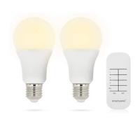 2 X LED Smarthome Ampoules 7W E27 Mat 600lm Blanc Chaud À / En Radio
