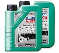 2 x Liqui Moly 1264 Tondeuse huile SAE 30 Huile moteur API SG 1L
