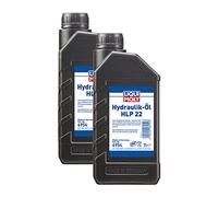 2 x Liqui Moly 6954 Huile hydraulique HLP 22 1L