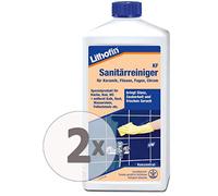 2 x LITHOFIN KF NETTOYANT sanitaire - kalkentferner - rostentferner pour Céramique, etc. - 1 L - Concentré - Très économique