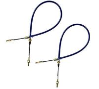 2 x longue Œil fixe Alko Câbfrein remorque 700mm Connecteurs, gaine extérieure