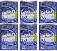 2 x Lot de 3 Pukka Pad Reporters bloc-notes 80 g/m² 160 pages Nm001