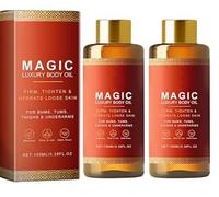2 x Magic Firming Body Oil - Brightening Skin Care for Luminous Skin, Firming Moisturizing Lotion, Magic Body Oil with 99% Natural Ingredients