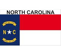2 x Magnet North Carolina Aimant frigo Etat USA 2X Caroline du Nord Magnétique 6x3.5cm