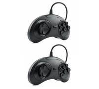 2 X Manette 6 boutons - USB type Sega Megadrive Genesis pour PC - Plongez dans l'action rétro ! - Straße Game