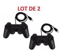 2 X Manette analogique PC Mac - joypad Shock - 1,40 m - Straße Game ® noir G