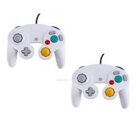 2 X Manette pour Nintendo Wii, Wii U et Gamecube - Blanc